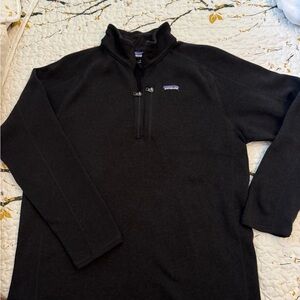 Men’s XL Patagonia quarter zip black